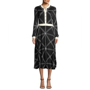 Tory Burch Anja Diamond Midi Dress XS